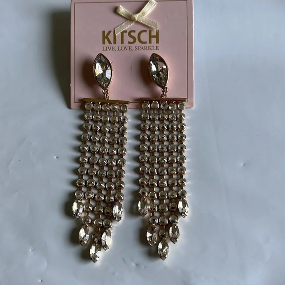 NWOT Kirsch Live,Love,Sparkle earrings - Picture 7 of 7
